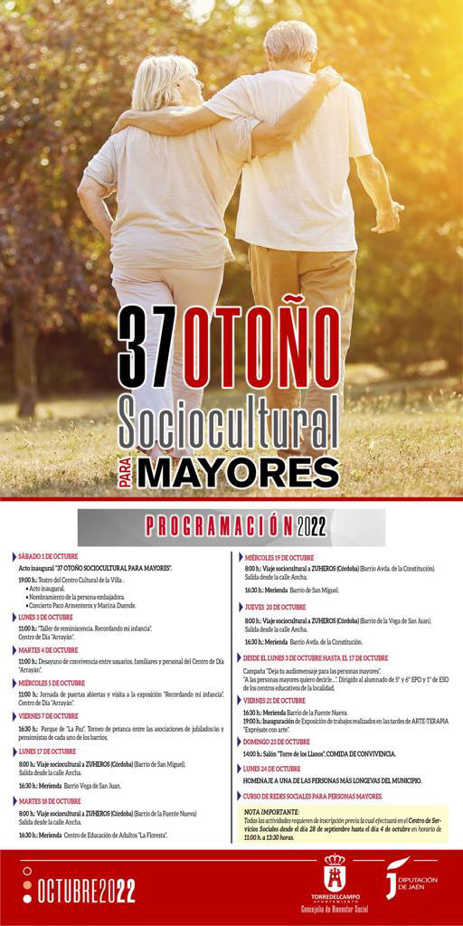 37º Otoño Sociocultural para Personas Mayores
