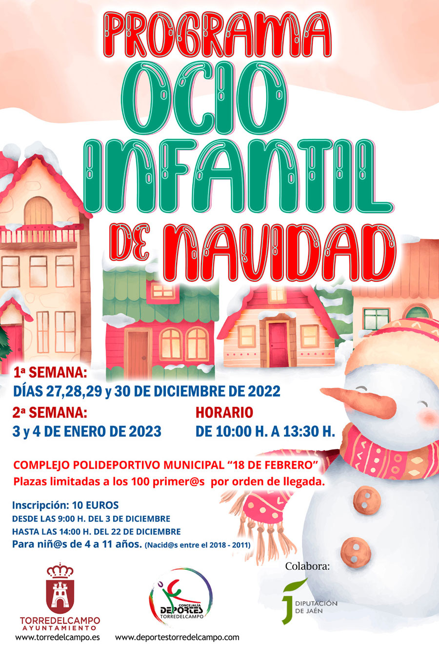 Programa ocio infantil de Navidad