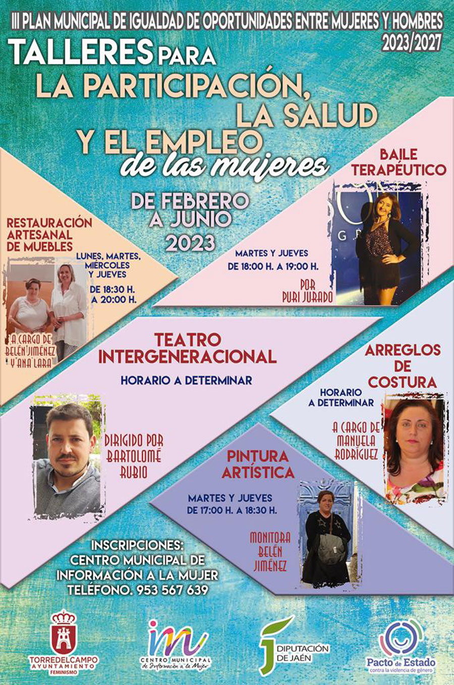 Talleres para participación, salud y empleo de las mujeres