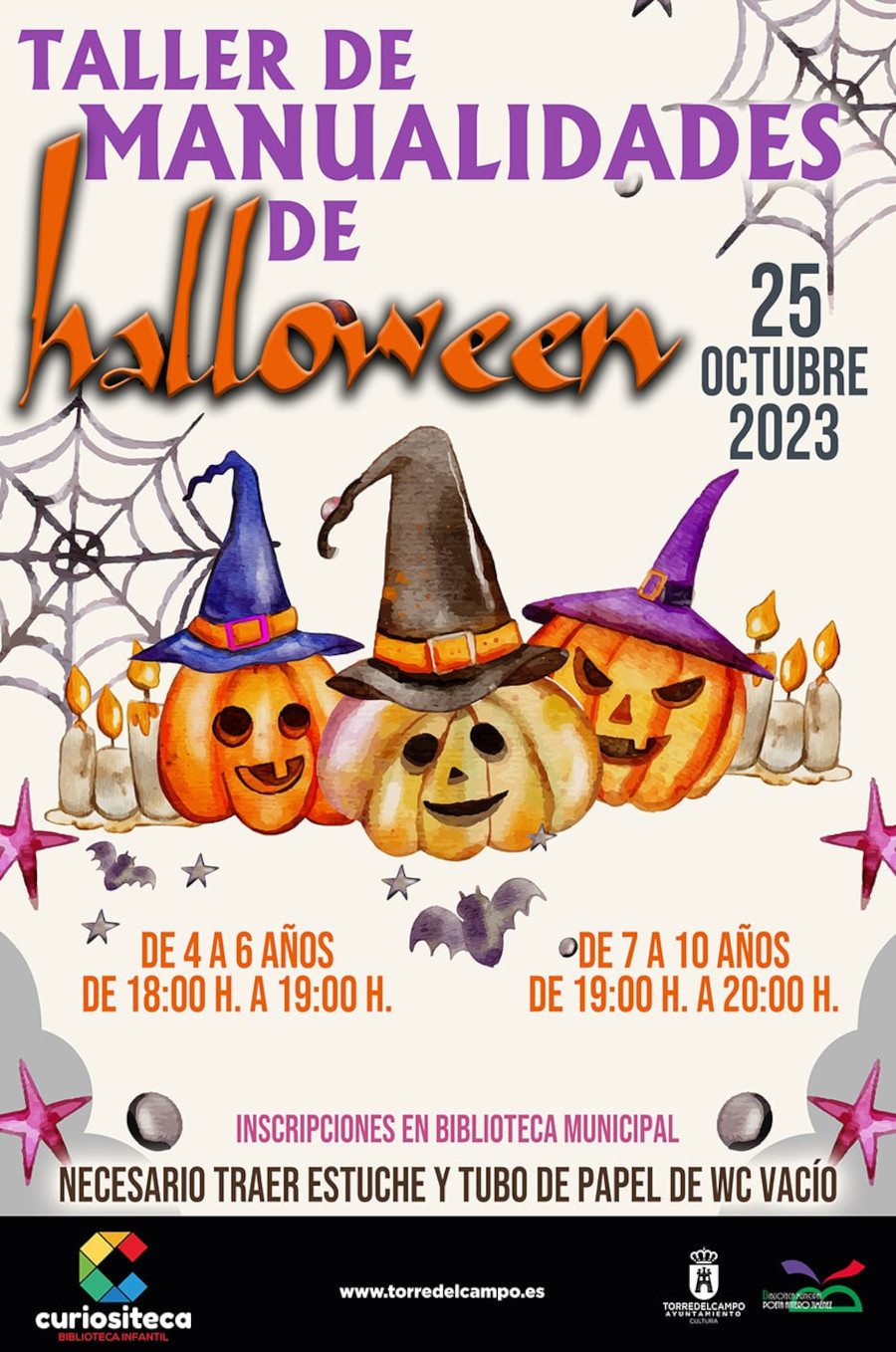 Taller de manualidades de Halloween