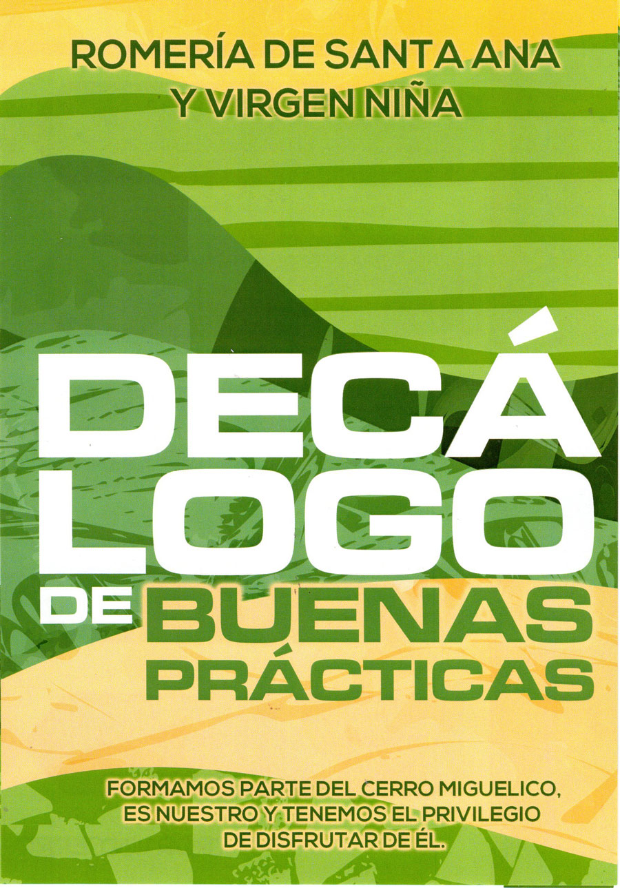 Romería de Santa Ana - Decálogo de buenas prácticas