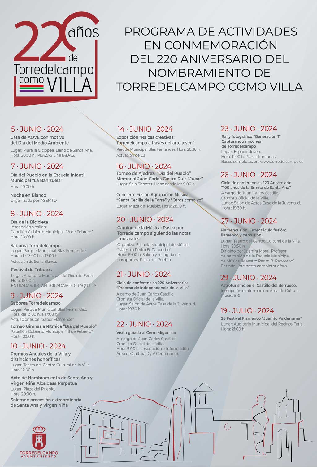 Programación 220 Aniversario de Torredelcampo