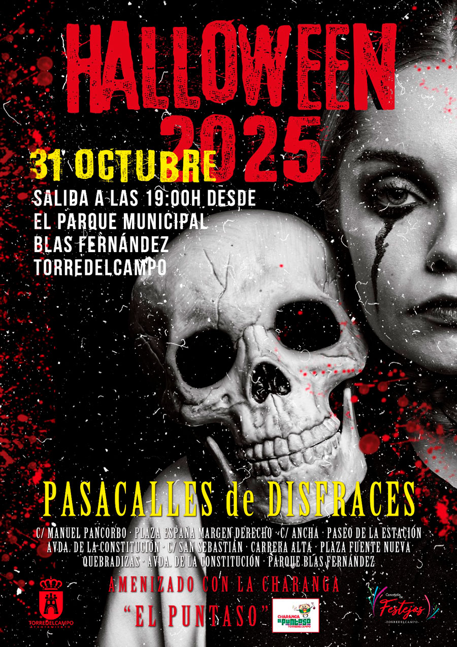 Torredelcampo celebra Halloween con un gran pasacalles para toda la familia