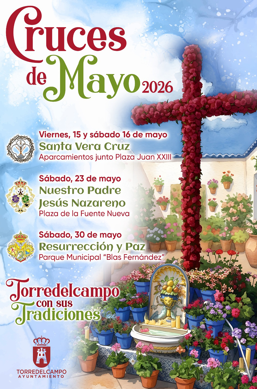 Presentado el calendario de Cruces de Mayo 2026 con la participación de las hermandades organizadoras