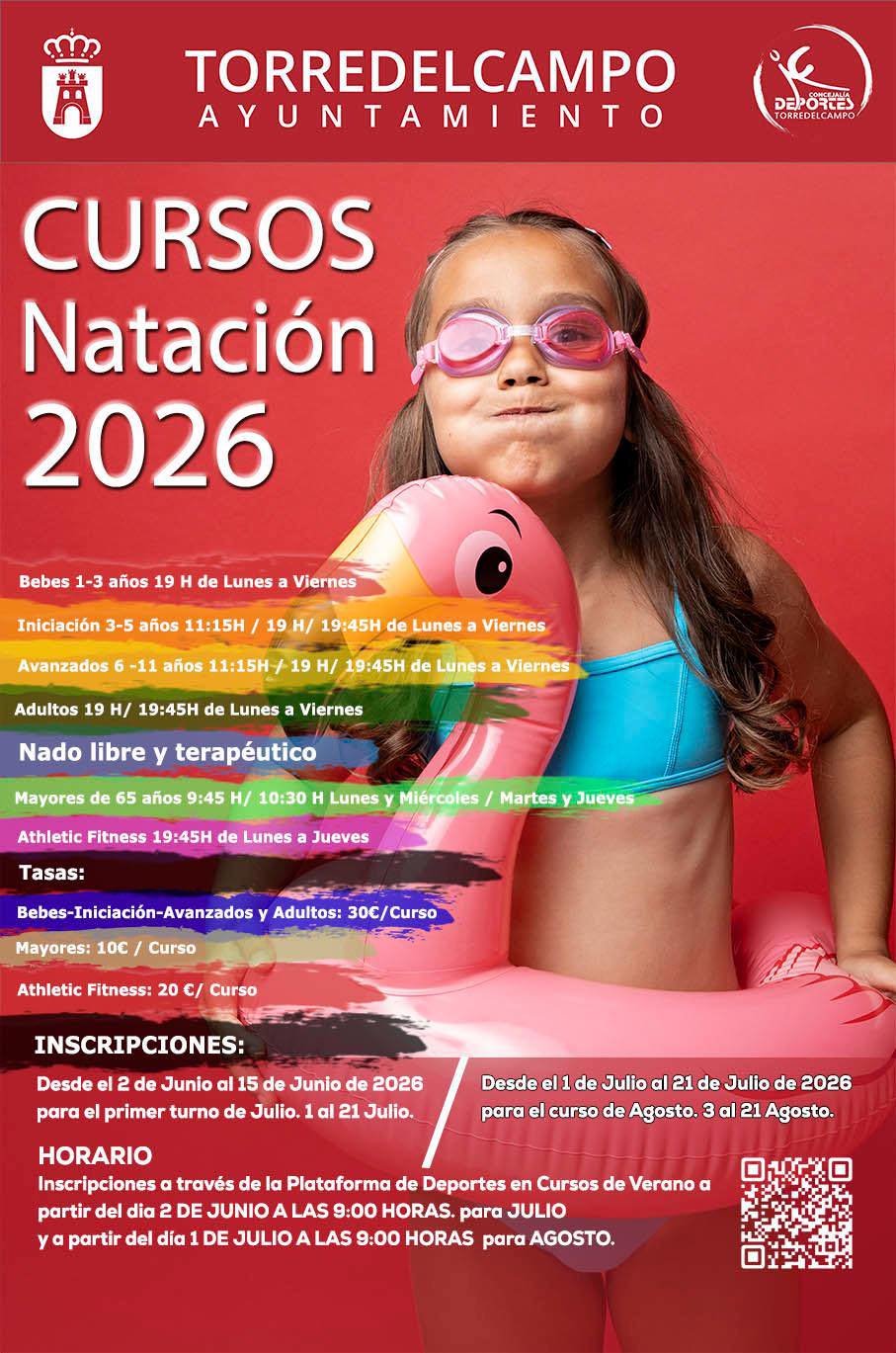 Cursos de Natación 2026