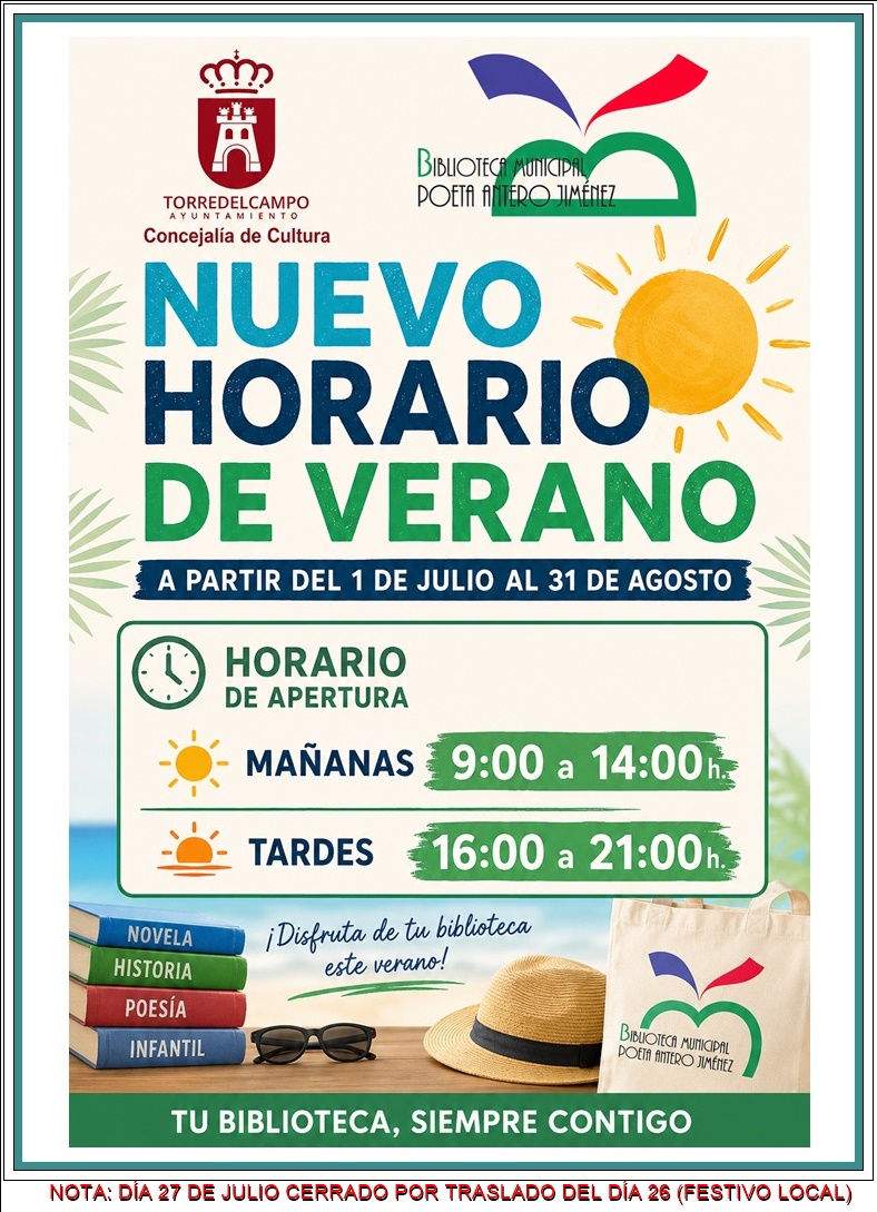 Horario de Verano - Biblioteca