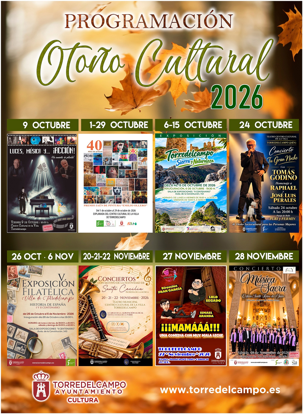 Programación Otoño Sociocultural 2026