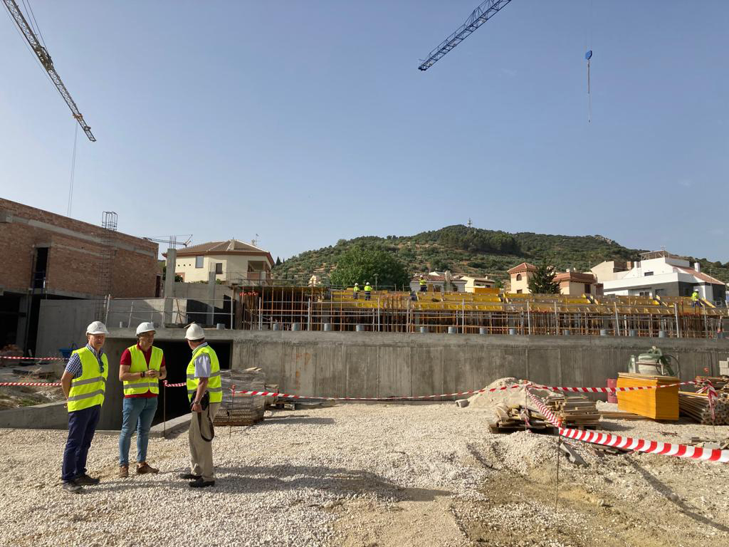 Las obras de la Piscina Cubierta Municipal ya se encuentran al 50%
