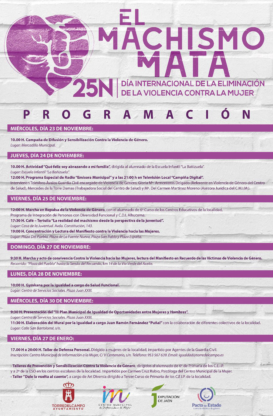 Educar para la igualdad: base de la Programación del 25N