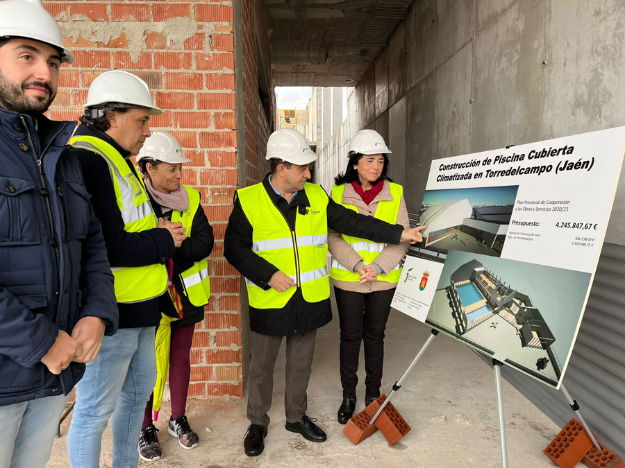 La construcción de la Piscina Cubierta avanza a buen ritmo