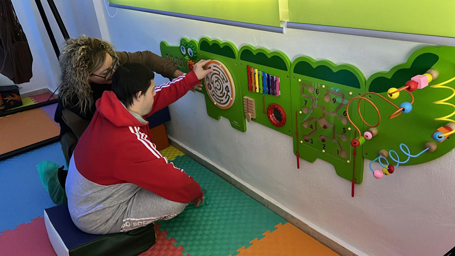 Taller de estimulación multisensorial para personas con diversidad funcional