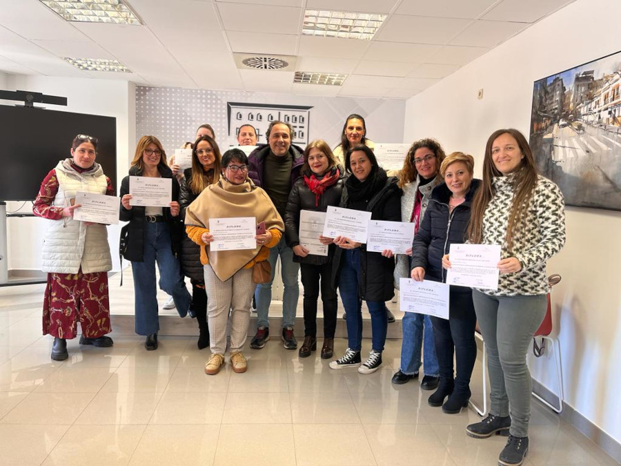 Clausura del curso de limpieza organizado por el CMIM de Torredelcampo