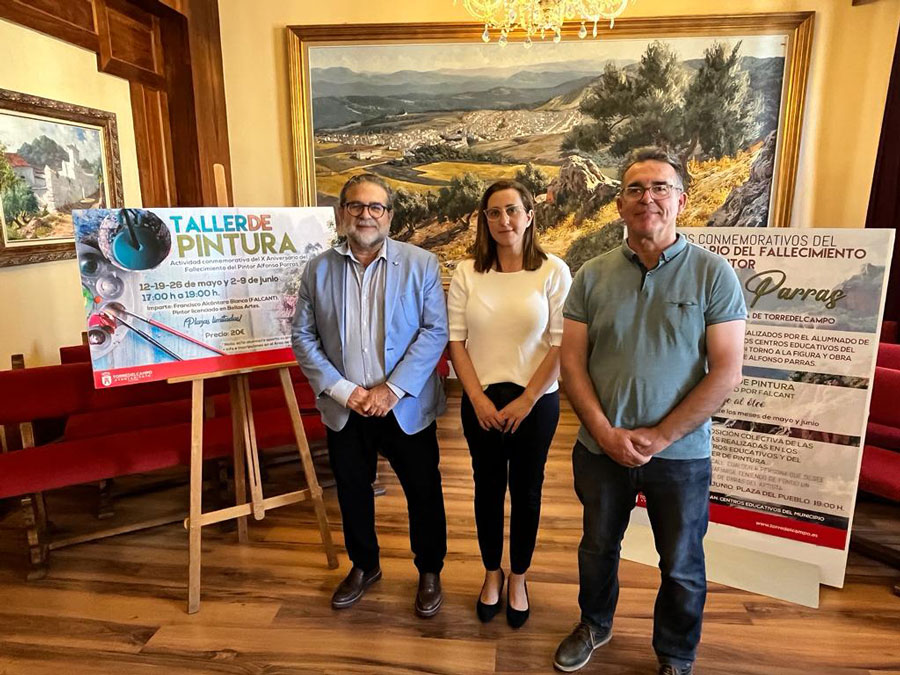 Se conmemora el X aniversario del fallecimiento del pintor “Alfonso Parras”