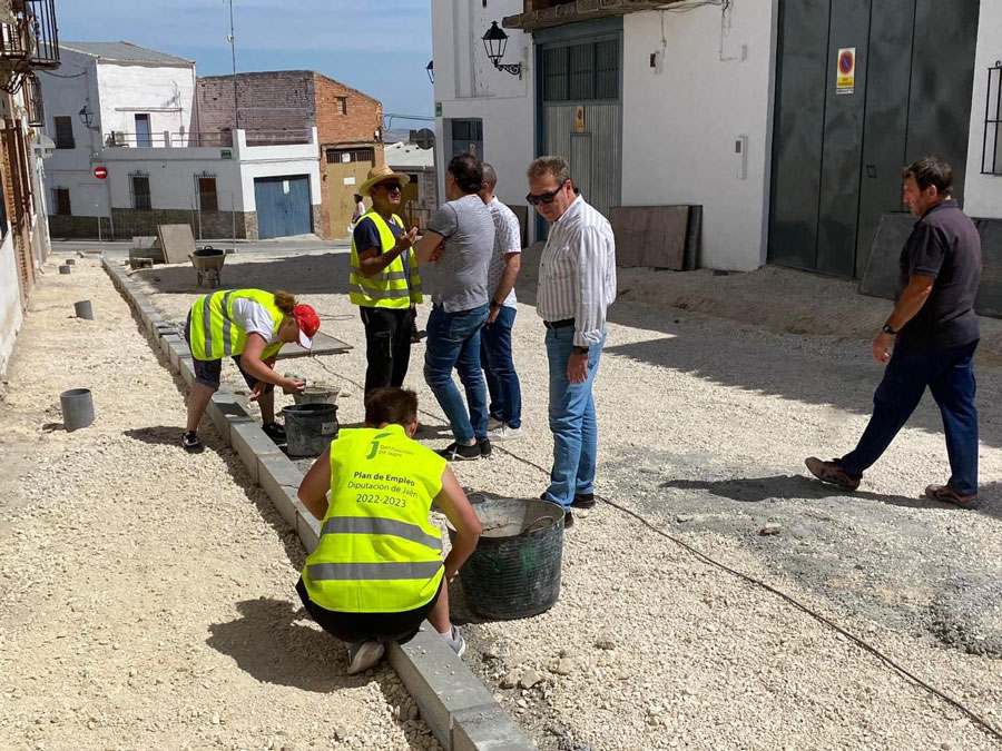 Visita técnica a las obras de las calles Wenceslao Fernández y San Pablo