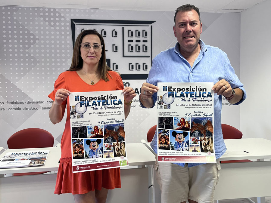 Presentada la segunda edición de la Exposición Filatélica "Villa de Torredelcampo"