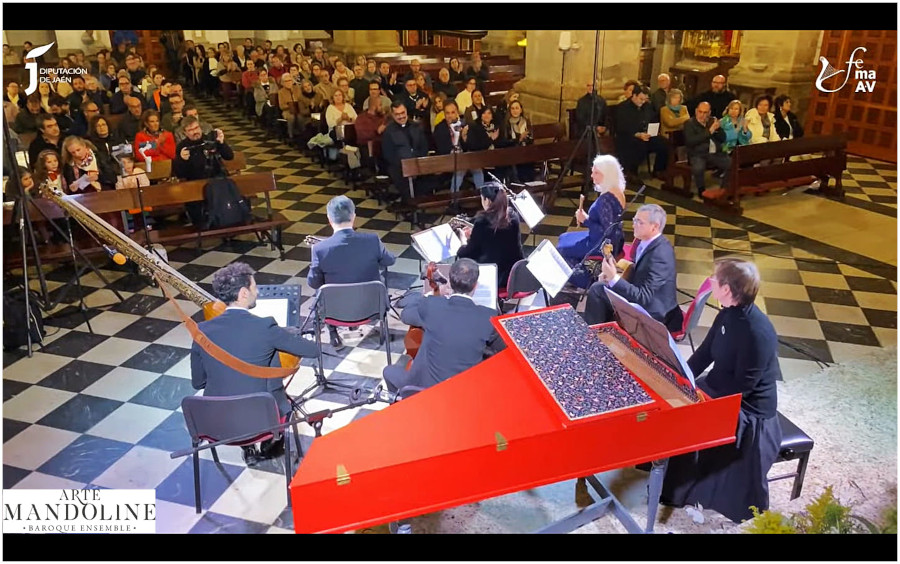 Escenario de excepción para el concierto de música antigua de Artemandoline