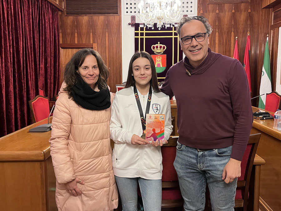 Recibimiento a la deportista Carla Martos Eliche