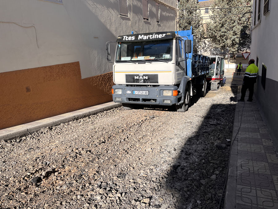 Primera fase de la actuación integral de la Calle Andalucía