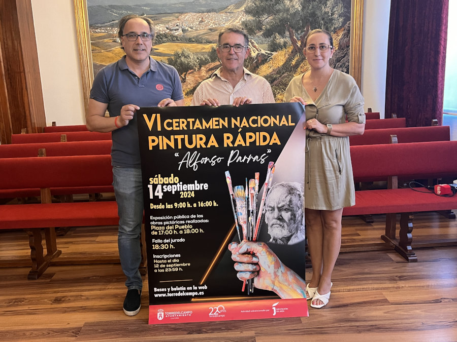 Presentada la sexta edición del Certamen de Pintura Rápida "Alfonso Parras"