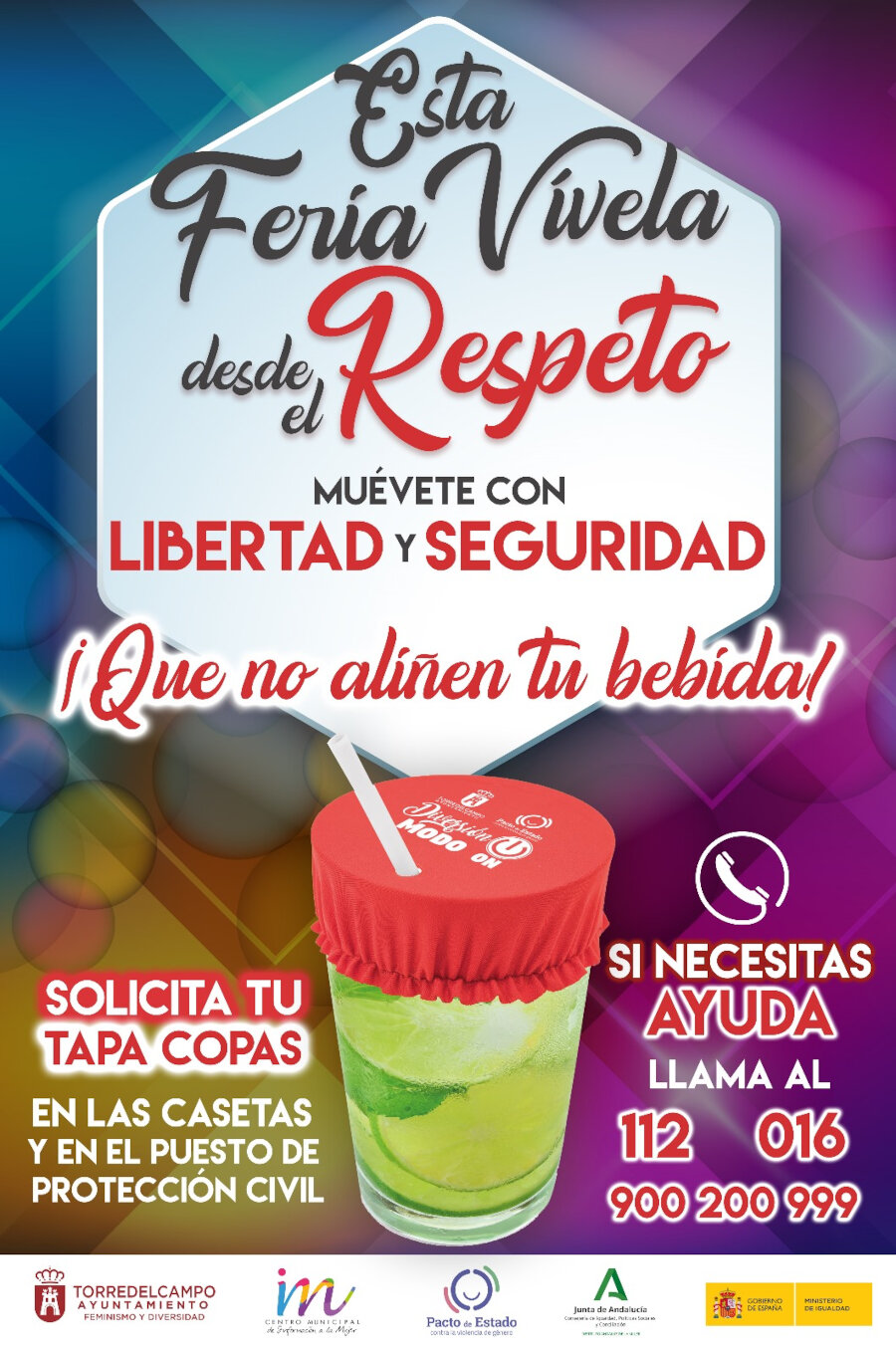 El Ayuntamiento de Torredelcampo pone en marcha una campaña para promover un ambiente seguro y respetuoso durante la feria