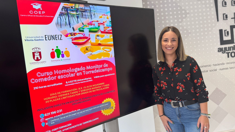 La concejalía de Juventud presenta una nueva formación para el Comedor Escolar en el mes de noviembre