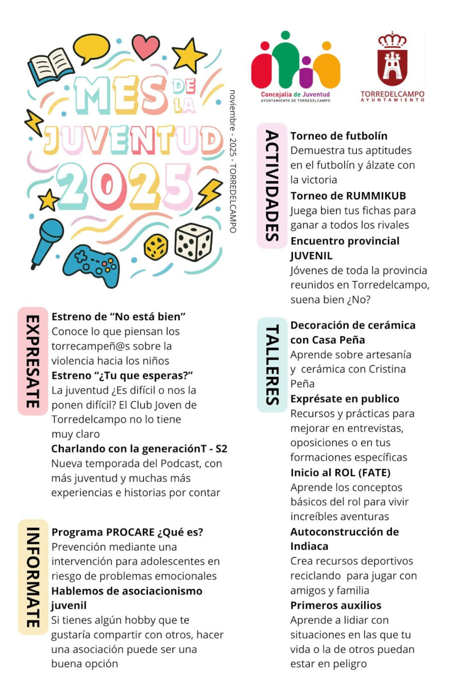 Mes de la Juventud 2025