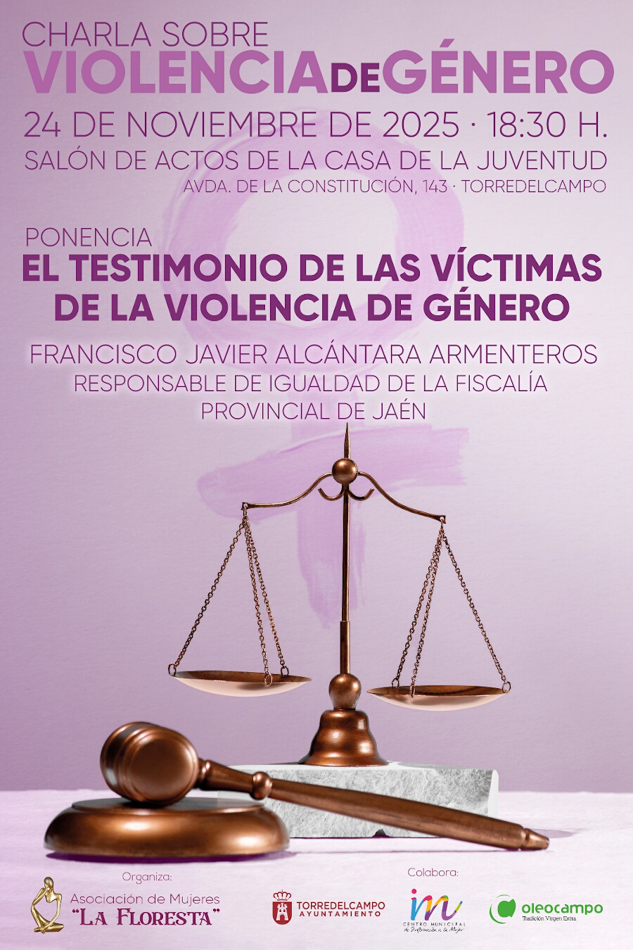 La Asociación de Mujeres La Floresta organiza una charla sobre violencia de género que se integra en la programación municipal del 25N