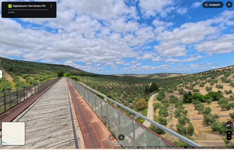 La Diputación presenta en Torredelcampo la digitalización turística de la Vía Verde del Aceite