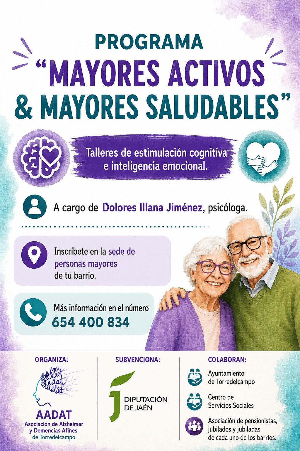 Impulso a un programa para cuidar la memoria y promover un envejecimiento activo